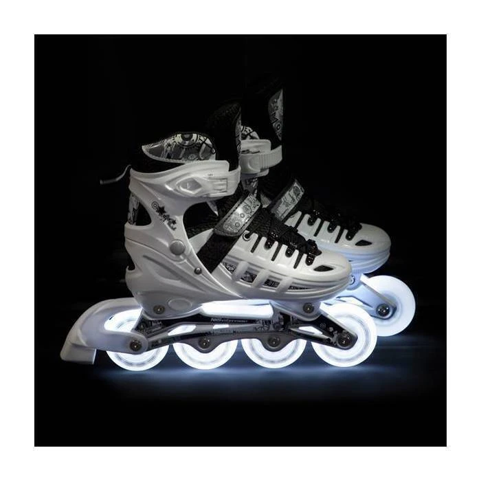Nils NH10905 Inline Adjustable White Kids Roller Skates
