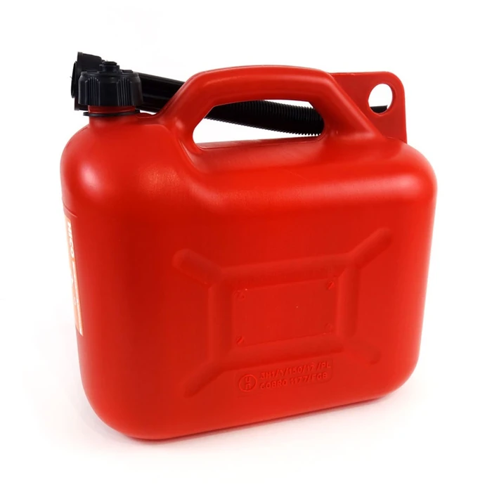 AMiO Plastic Fuel Can 10L with Extension Tube – Red (J1068/AM)
