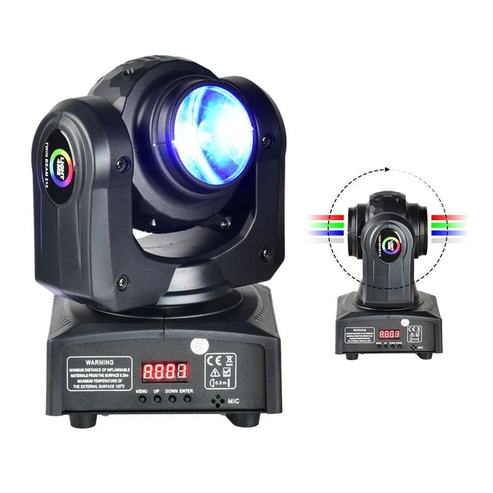 Light4me Φωτορυθμικό Beam LED DMX με Ρομποτική Κεφαλή Beam 210 RGBW