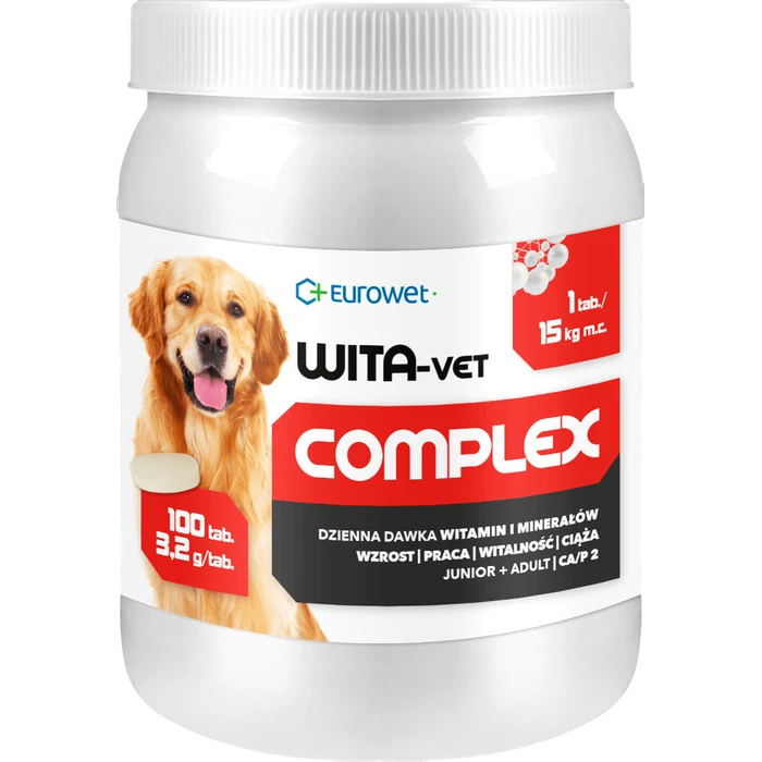 Eurowet Dog Multivitamin Tablets 3.2 g for Liver Diseases
