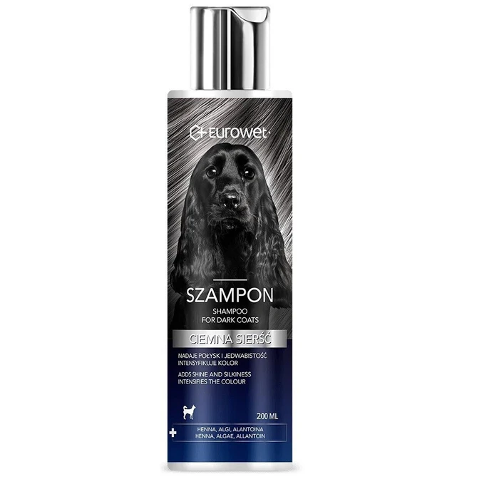 Eurowet Dog Shampoo for Dark-Colored Coat 200ml