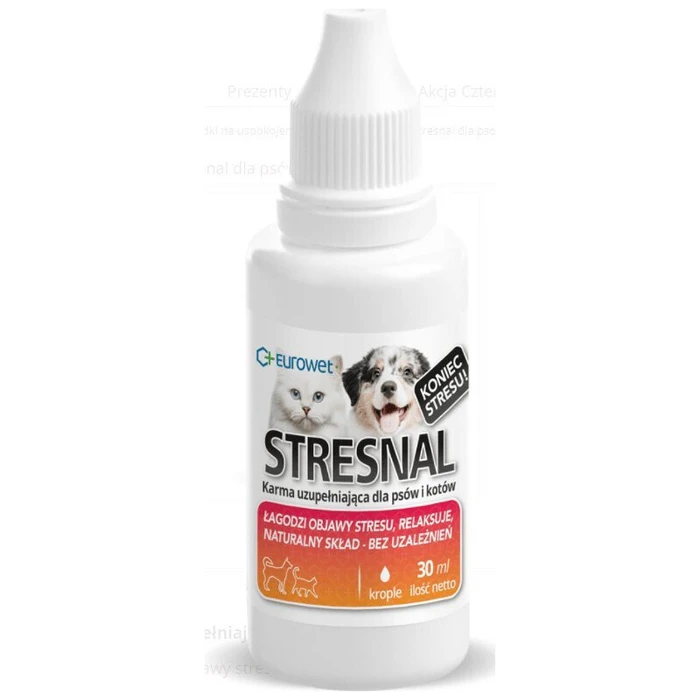 Eurowet Dietary Supplement for Dogs and Cats Syrup 30ml for Anxiety & Stress Management (785442702)