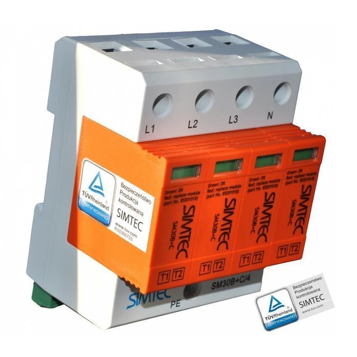 Simet Τετραπολικός Διακόπτης Ράγας 125A 85201010