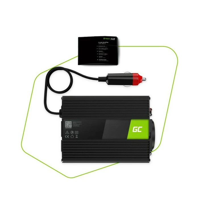 Μετατροπέας Green Cell 12V σε 230V καθαρή ημιτονοειδής 150W (300W peak) INV29