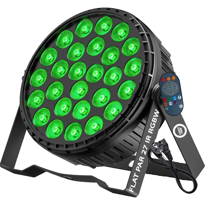 Light4me Flat Par 27 IR RGBW LED Spot PAR
