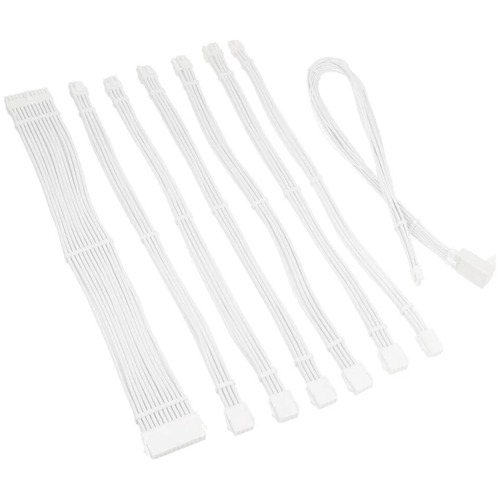 Kolink Core Pro Braided Cable Extension Kit 12V 2x6 Type 1 - Brilliant White