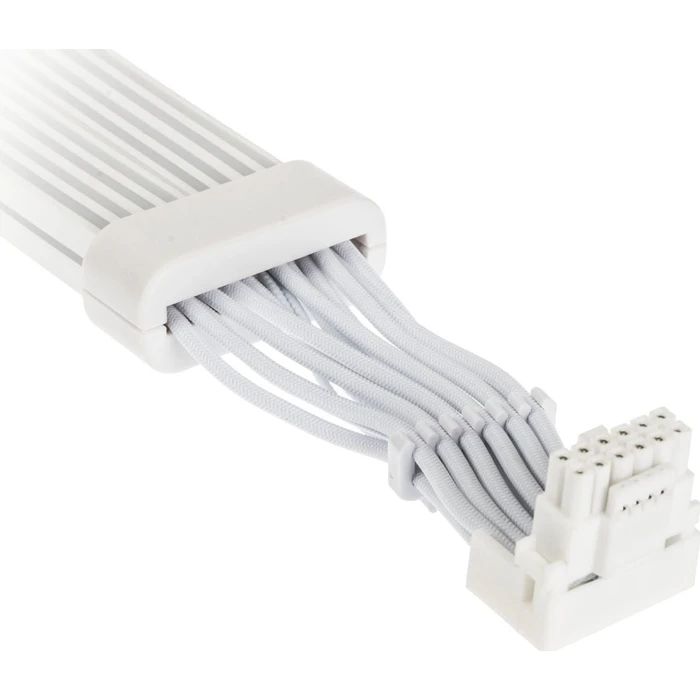 Kolink Umbra Radiant ARGB 12V-2x6 to 12V-2x6 Power Cable 90° Angled 70 cm White