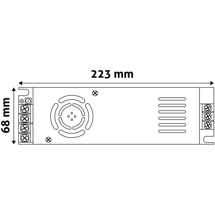 Avide LED Strip Power Supply 12V 360W Slim IP20