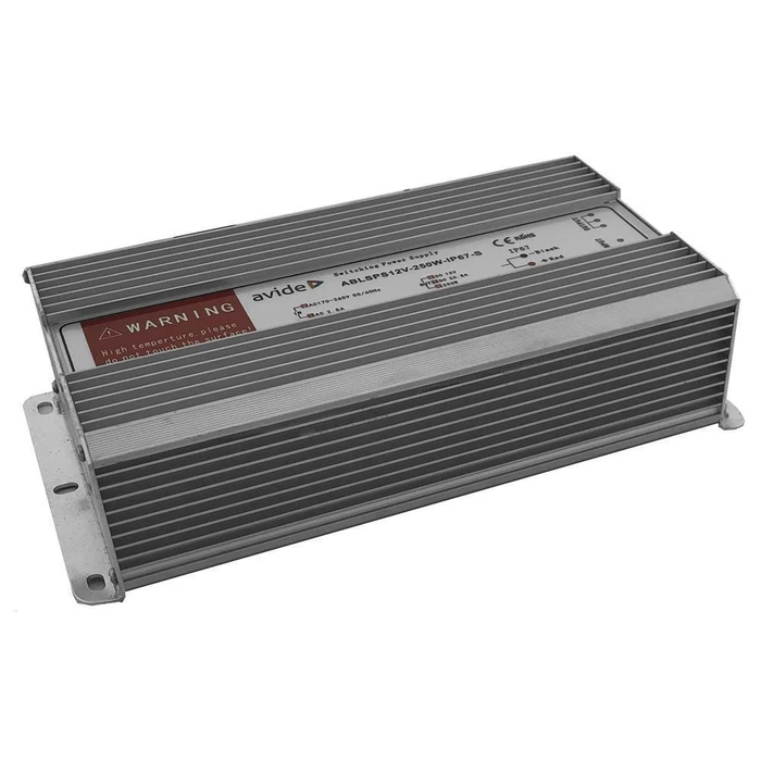 Avide LED Strip Power Supply 24V 250W IP67 Slim (ABLSPS24V-250W-IP67-S)
