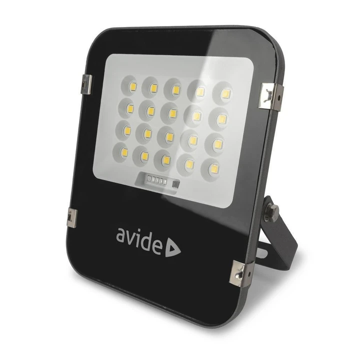 Avide LED Solar Floodlight 50W CW 6400K with Separate Solar Panel and Remote Control