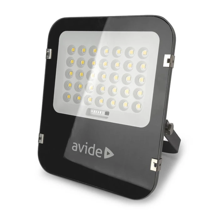 Avide LED Solar Flood Light 100W 6400K with Separate Solar Panel and Remote Control