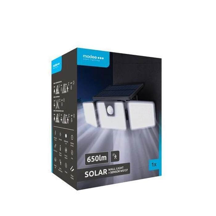 Modee Lighting Solar LED Floodlight WS137 with Sensor (650 lumen)