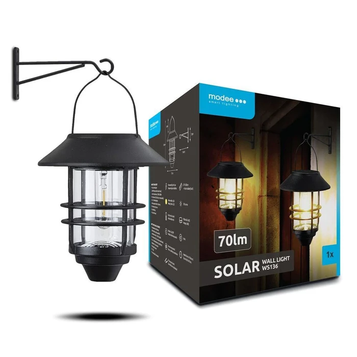 Modee Lighting Solar LED Wall Light WS136 70 lumen
