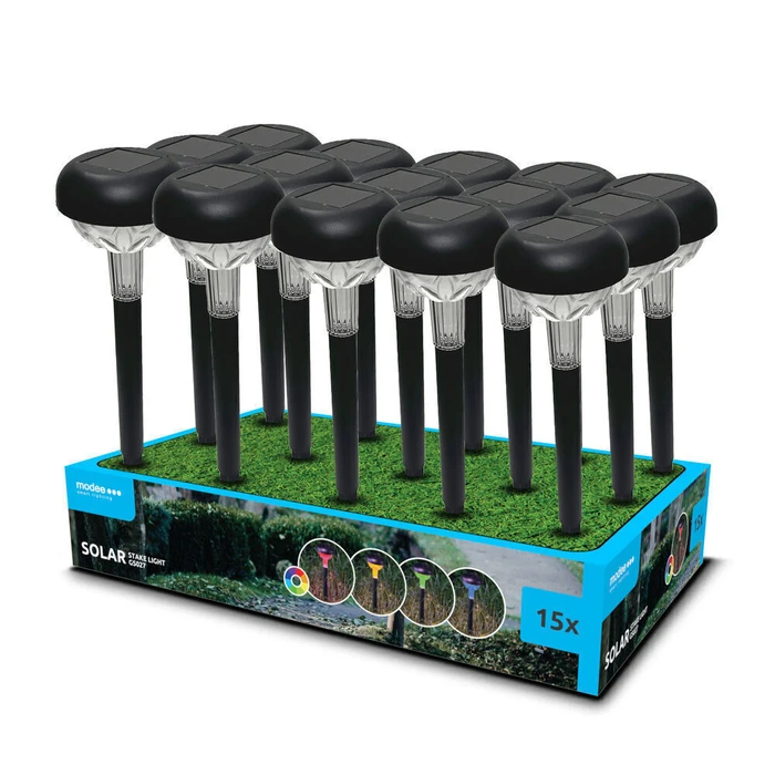 Modee Lighting Multicolor Solar LED Garden Stake Lamp GS027 30cm