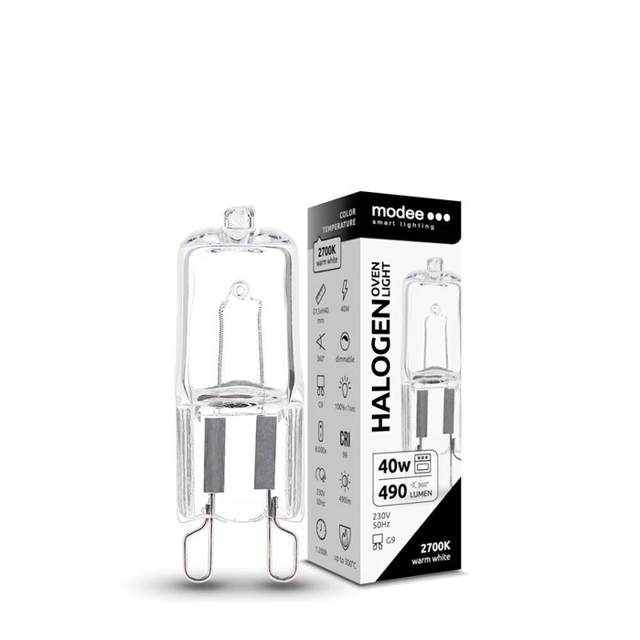 Modee Smart Lighting ECO Halogen Oven Bulb G9 40W