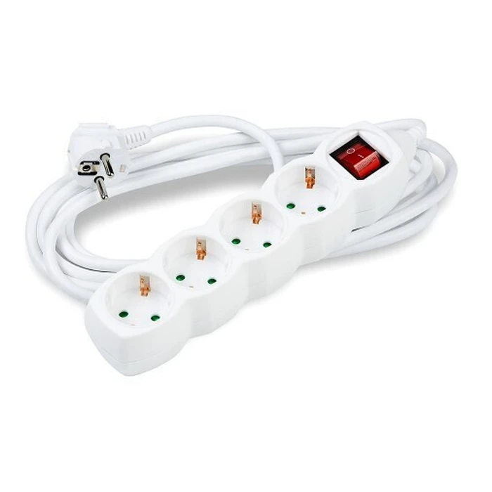 Technik Πολύπριζο 4 Θέσεων 3x1,5mm 3m με Διακόπτη