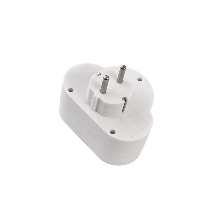Technik Power Socket Adapter 2-Socket with Switch 16A