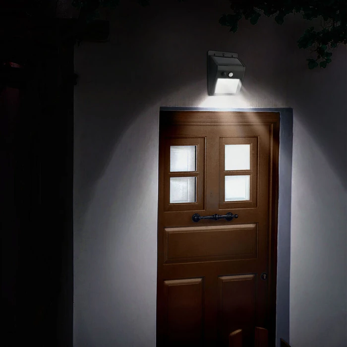 Modee Lighting LED Ηλιακό Φωτιστικό Τοίχου WS105 με Αισθητήρα Κίνησης