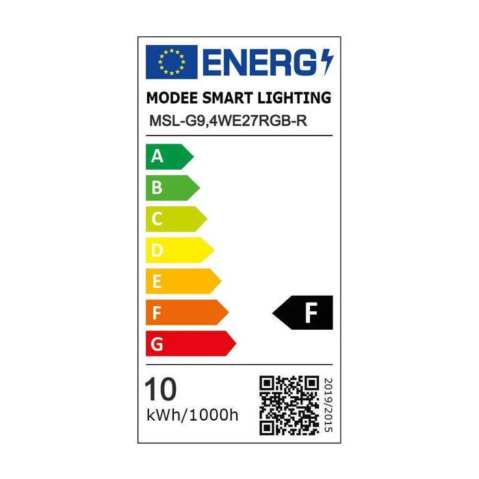 Modee Lighting Smart LED Globe Bulb A60 9.4W RGB+W