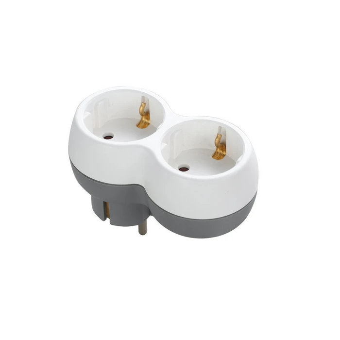 Technik Schuko Socket Adapter 2-Way 16A (TP2)