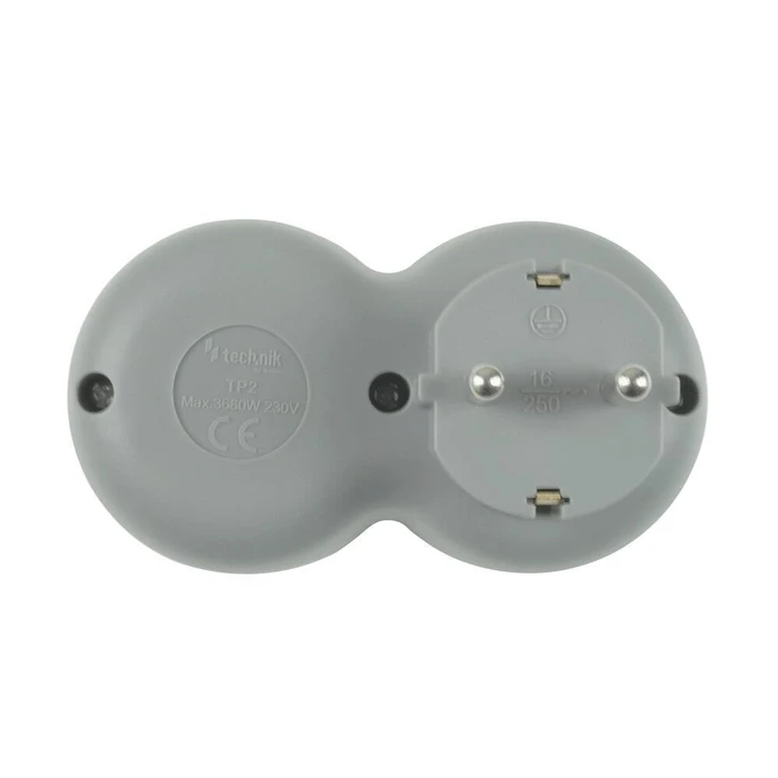Technik Schuko Socket Adapter 2-Way 16A (TP2)