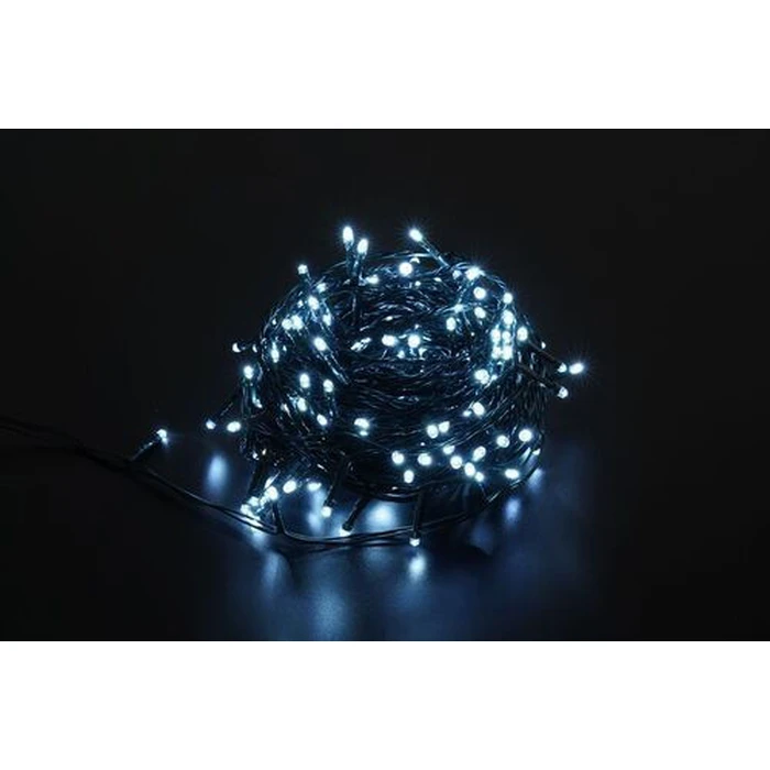 Modee Lighting Χριστουγεννιάτικα Φωτάκια LED με Τροφοδοτικό 100LED 10m 10cm Ψυχρό