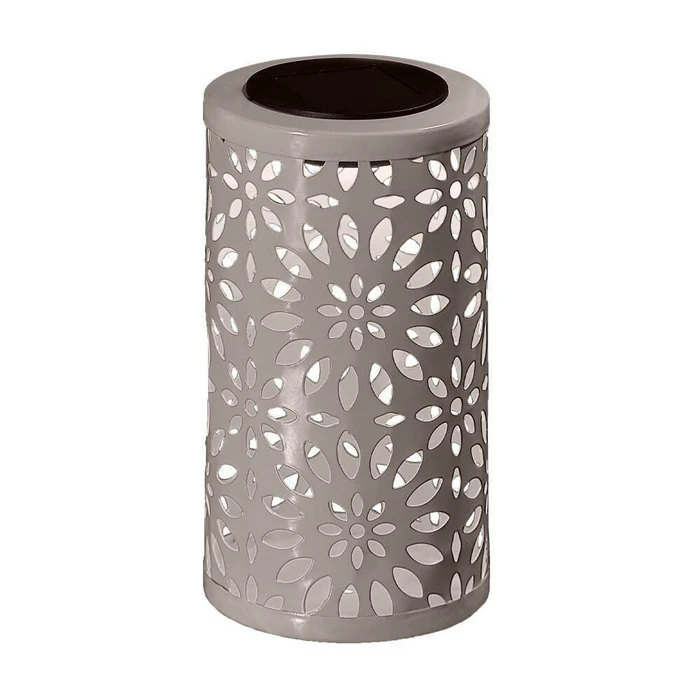 Modee Lighting Ηλιακό Φαναράκι Γκρι LT009 H18xD10cm