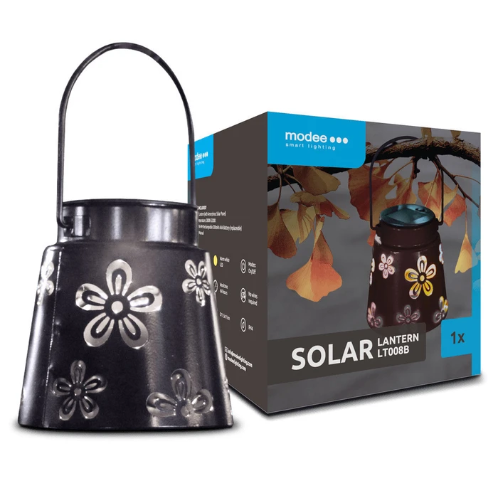 Modee Lighting Solar Garden LED Light LEDLT008B / ML-LT008 11 x 11.5 cm Black