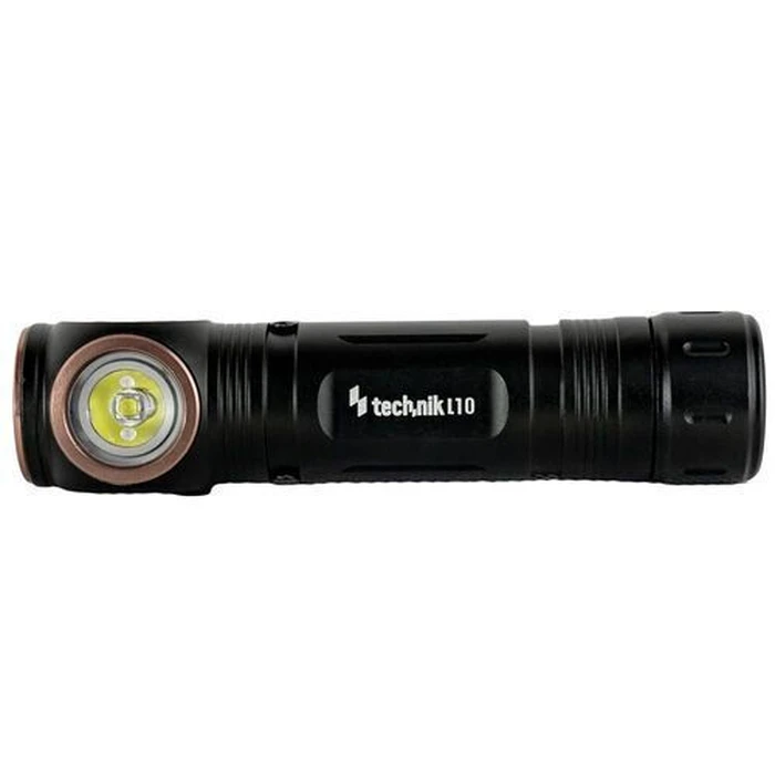 Handheld Flashlight Technik L10 with 1x18650 2200mAh Battery Osram P9 and USB C Cable 1000lm 1000lm