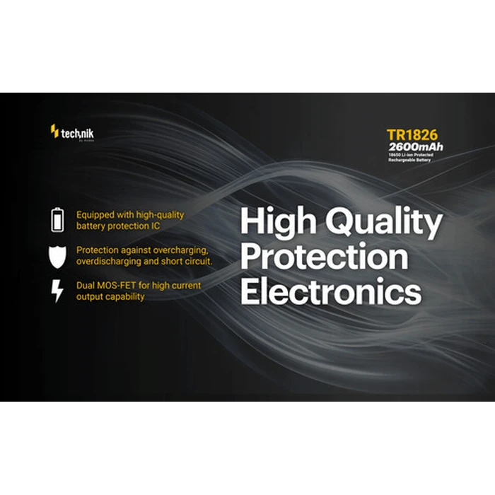 Technik Επαναφορτιζόμενη Μπαταρία 18650 TR1826 2600mAh 3,7V B1