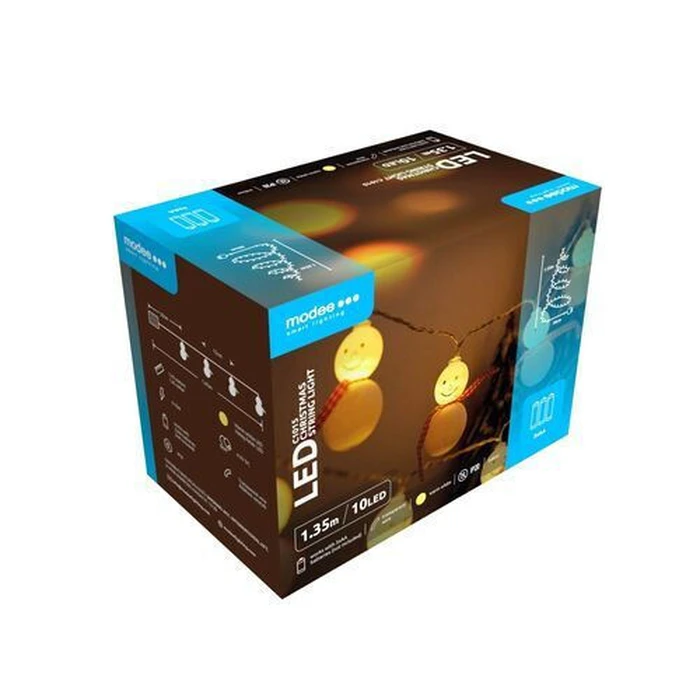 Modee Χριστουγεννιάτικα Φωτάκια LED Μπαταρίας Θερμό Λευκό