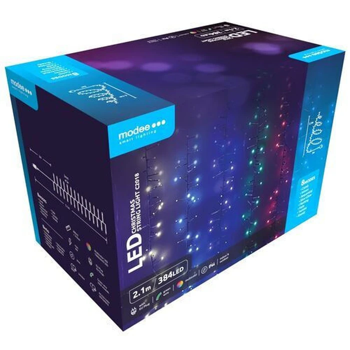 Christmas Lights Modee LED with Power Supply 384LED 2.1m Multicolor