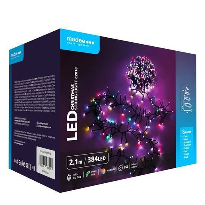 Christmas Lights Modee LED with Power Supply 384LED 2.1m Multicolor