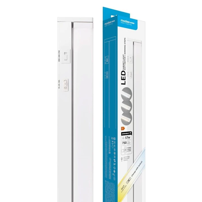 Modee Lighting Φωτιστικό Ντουλάπας LED 8W 556mm με Διακόπτη 3CCT και Ρύθμιση Έντασης