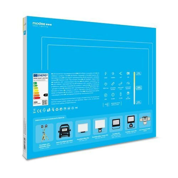 Modee Lighting Προβολέας LED E-series Slim 200W 120 4000K 16000 lm ERP