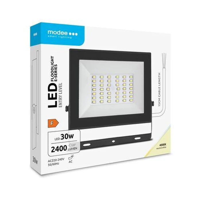 Modee Lighting Προβολέας LED E-series Slim 30W 4000K 2400 lm ERP