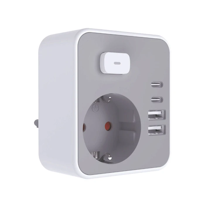Technik Professional Πρίζα Επέκτασης με Διακόπτη 1 Θέσης 2xUSB-C & 2xUSB-A (TPA34)
