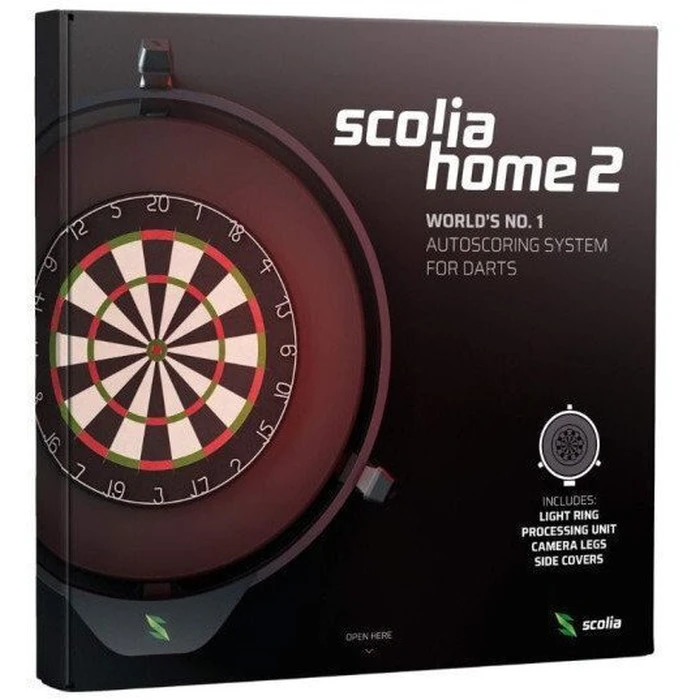 Scolia Home 2 FLEX Automatic Dart Scoring System with LED Light