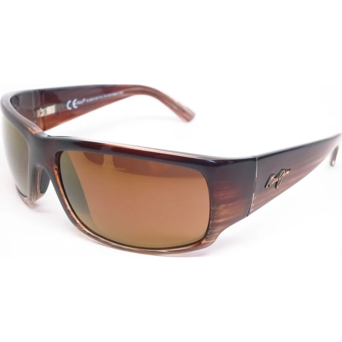 Maui Jim World Cup Ανδρικά Γυαλιά Ηλίου H266-01 - Καφέ Κοκκάλινο Σκελετό, Καφέ Ντεγκραντέ Polarized Καθρέφτη Φακός