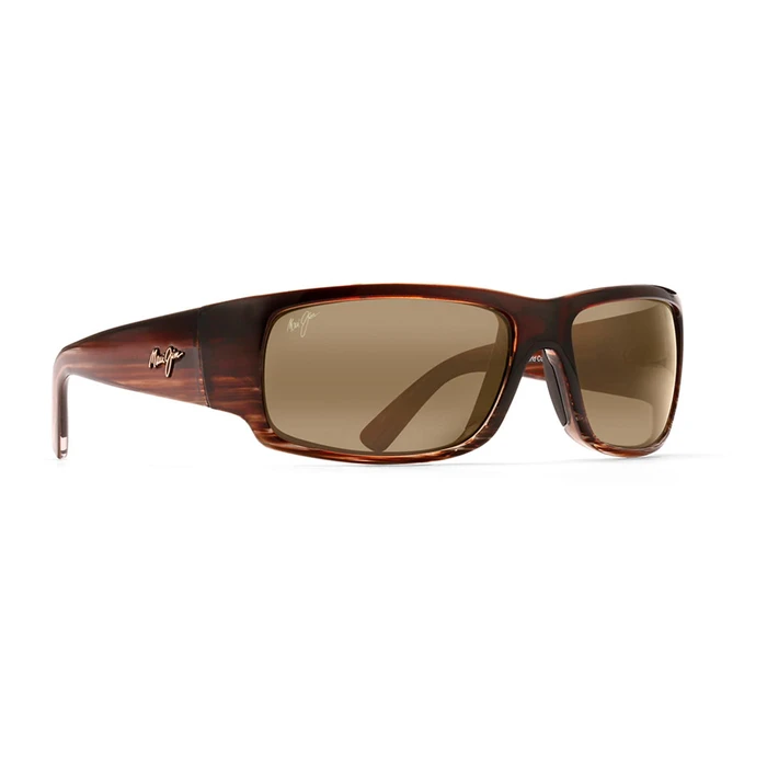 Maui Jim World Cup Ανδρικά Γυαλιά Ηλίου H266-01 - Καφέ Κοκκάλινο Σκελετό, Καφέ Ντεγκραντέ Polarized Καθρέφτη Φακός
