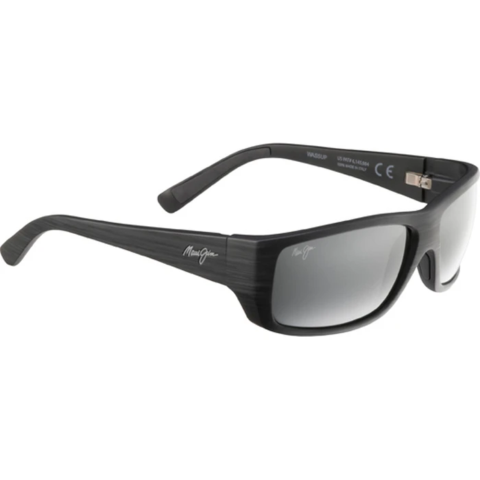 Maui Jim Ανδρικά Γυαλιά Ηλίου με Γκρι Κοκκάλινο Σκελετό και Μαύρο Ντεγκραντέ Polarized Φακό 123-02W