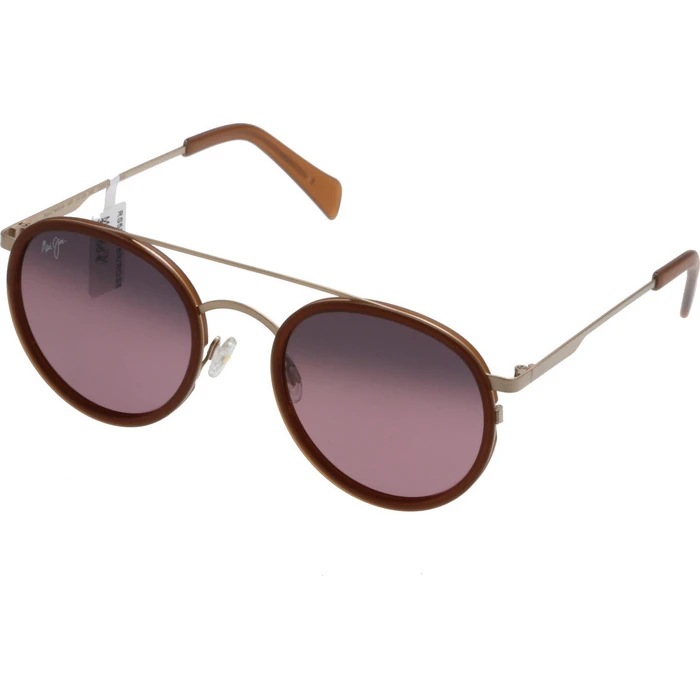 Maui Jim Even Keel Ανδρικά Γυαλιά Ηλίου Καφέ Μεταλλικός Σκελετός & Καφέ Polarized Καθρέφτης Φακός RS534-16R