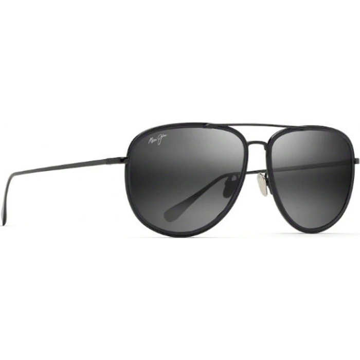 Maui Jim Fair Winds Ανδρικά Γυαλιά Ηλίου Μαύρος Μεταλλικός/Τιτάνιος Σκελετός Μαύρος Polarized Φακός 54/14/145 (554-02)