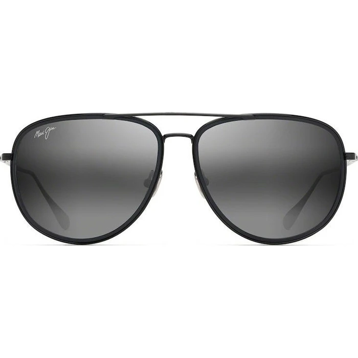 Maui Jim Fair Winds Ανδρικά Γυαλιά Ηλίου Μαύρος Μεταλλικός/Τιτάνιος Σκελετός Μαύρος Polarized Φακός 54/14/145 (554-02)