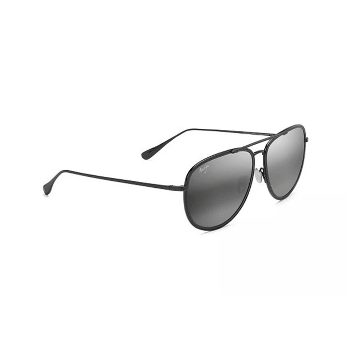 Maui Jim Fair Winds Ανδρικά Γυαλιά Ηλίου Μαύρος Μεταλλικός/Τιτάνιος Σκελετός Μαύρος Polarized Φακός 54/14/145 (554-02)