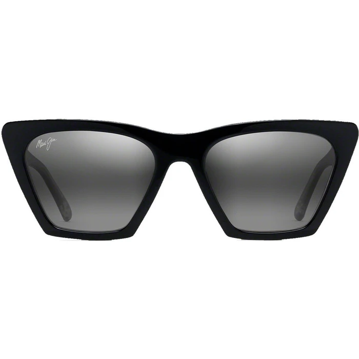 Maui Jim Kini Γυναικεία Γυαλιά Ηλίου με Μαύρο Κοκκάλινο Σκελετό και Μαύρο Polarized Φακό GS849-02K