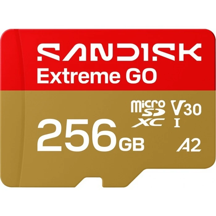SanDisk Extreme GO microSDXC 256GB - Κάρτα μνήμης microSD UHS-I 240MB/s A2 U3 V30