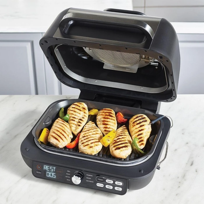 Ninja Foodi Max Pro Tabletop Electric Grill 1000W (AG651) (SNIAG651)