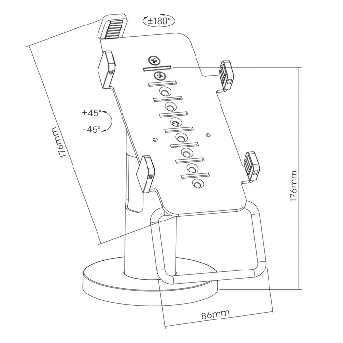 POS Stand Skill Tech SH006PS Universal