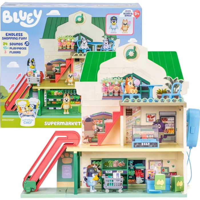 Giochi Preziosi Bluey: Σετ Παιχνιδιού Σούπερ Μάρκετ (BLYB2000)